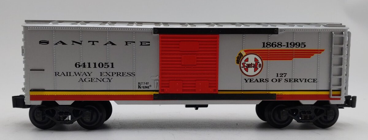 K-Line K641-1051 O Gauge Santa Fe REA Boxcar EX/Box