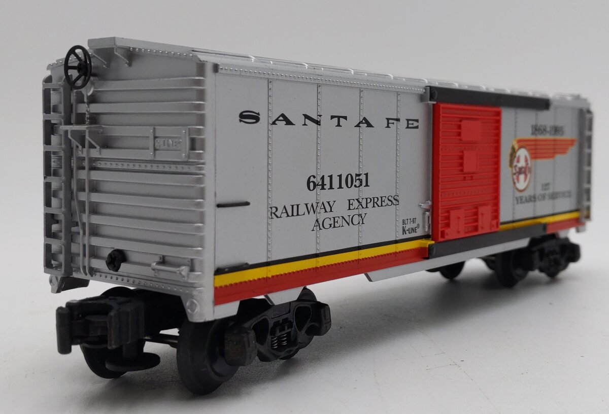 K-Line K641-1051 O Gauge Santa Fe REA Boxcar EX/Box