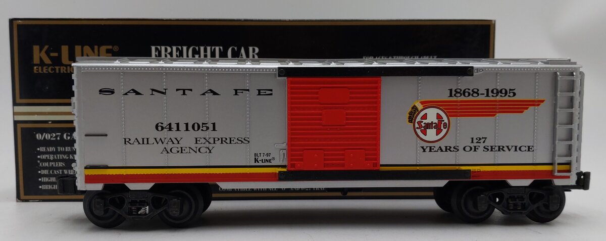 K-Line K641-1051 O Gauge Santa Fe REA Boxcar EX/Box
