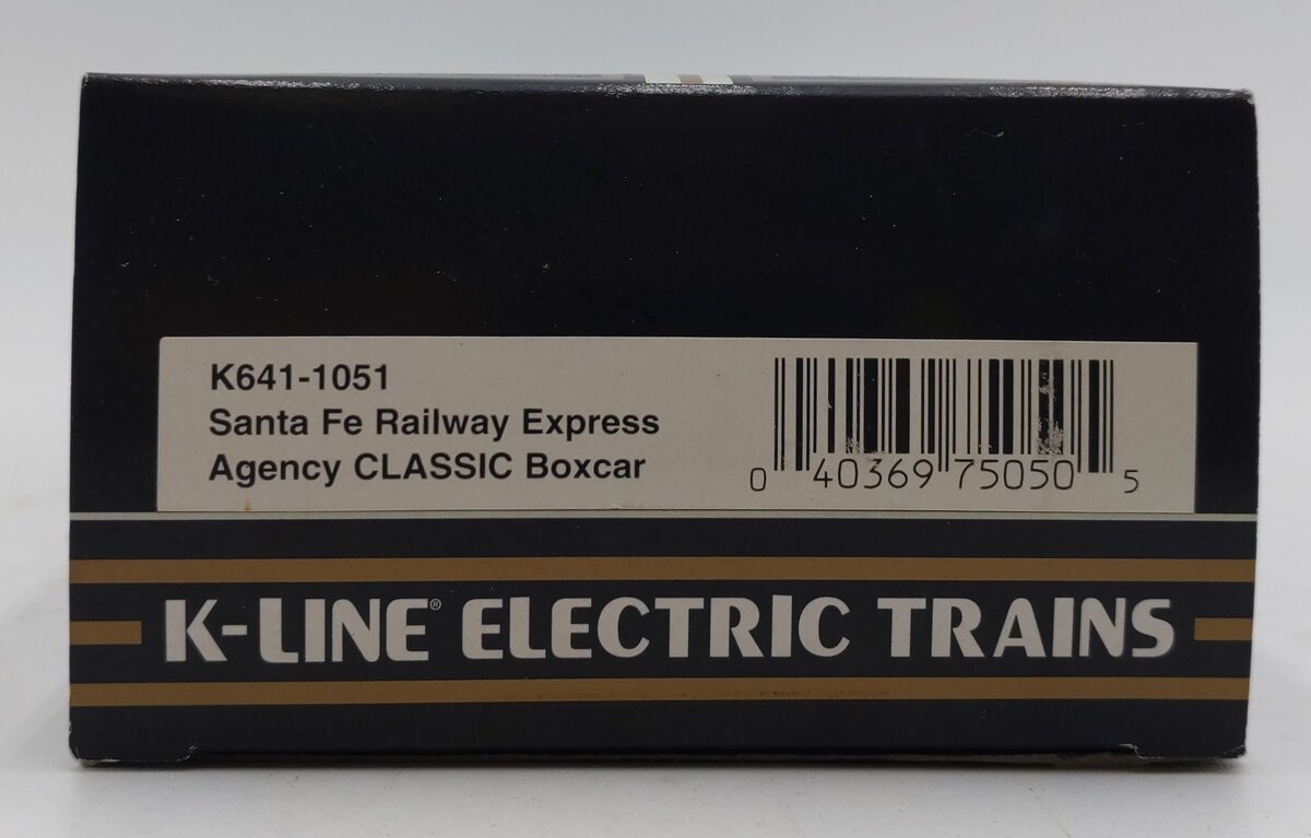 K-Line K641-1051 O Gauge Santa Fe REA Boxcar EX/Box
