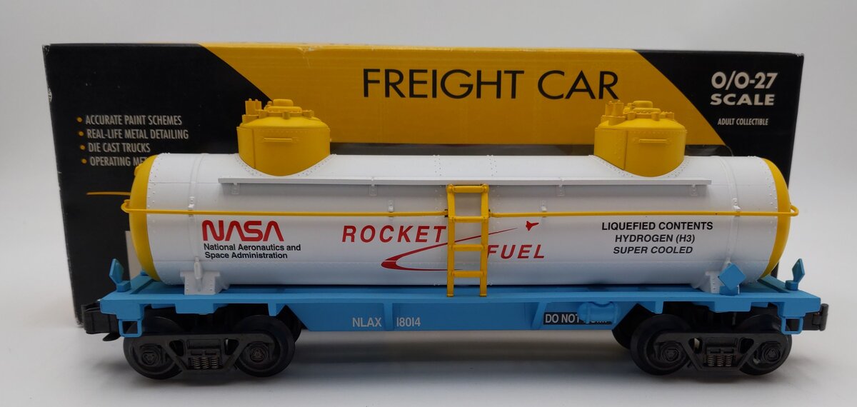 K-Line K635-8016 O Gauge NASA Rocket Fuel Tank Car #18014 LN/Box