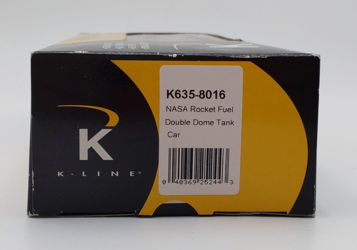 K-Line K635-8016 O Gauge NASA Rocket Fuel Tank Car #18014 LN/Box