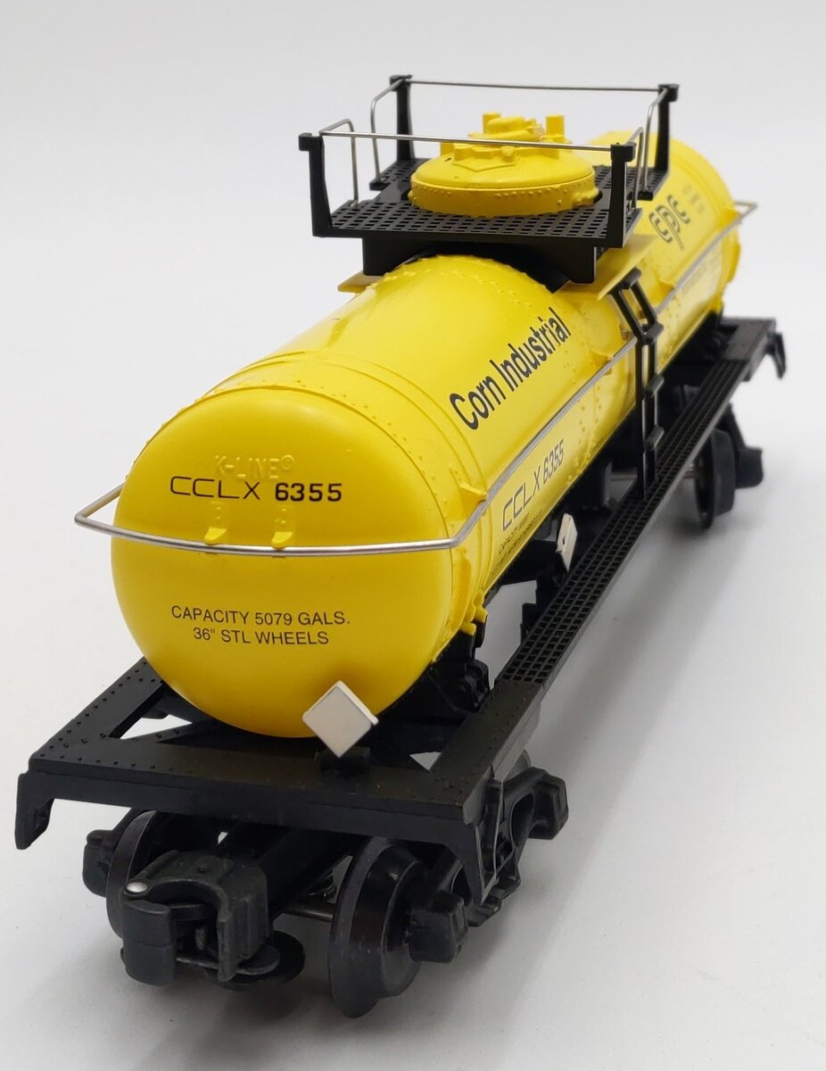 K-Line K6355 O Corn Industrial Classic Tank Car #6355 EX/Box
