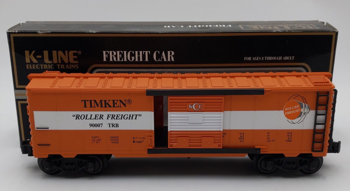 K-Line K90007IC O Gauge KCC Timken Boxcar #90007 EX/Box