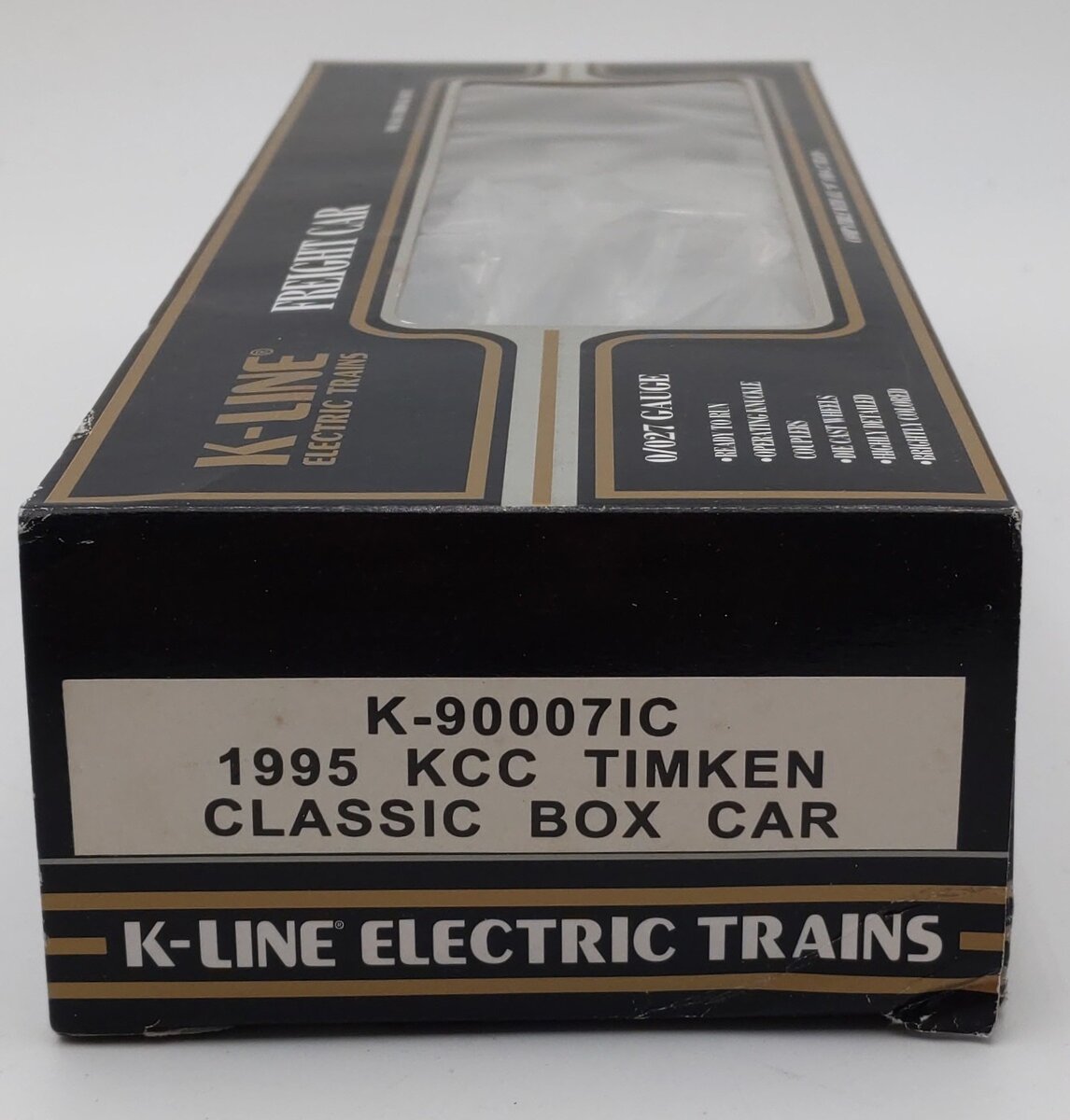 K-Line K90007IC O Gauge KCC Timken Boxcar #90007 EX/Box