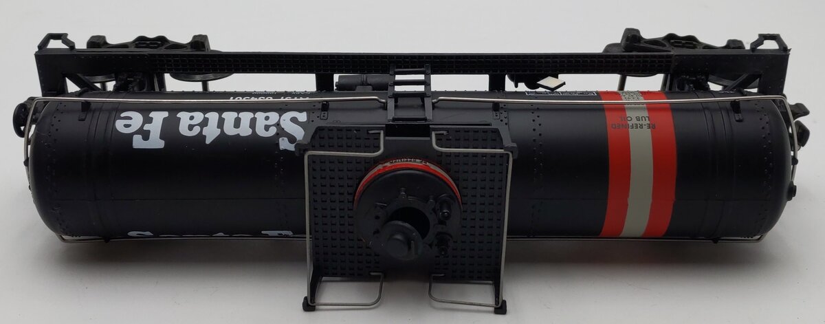 K-Line K-634501 O Gauge Santa Fe Black Single Dome Tank Car EX/Box