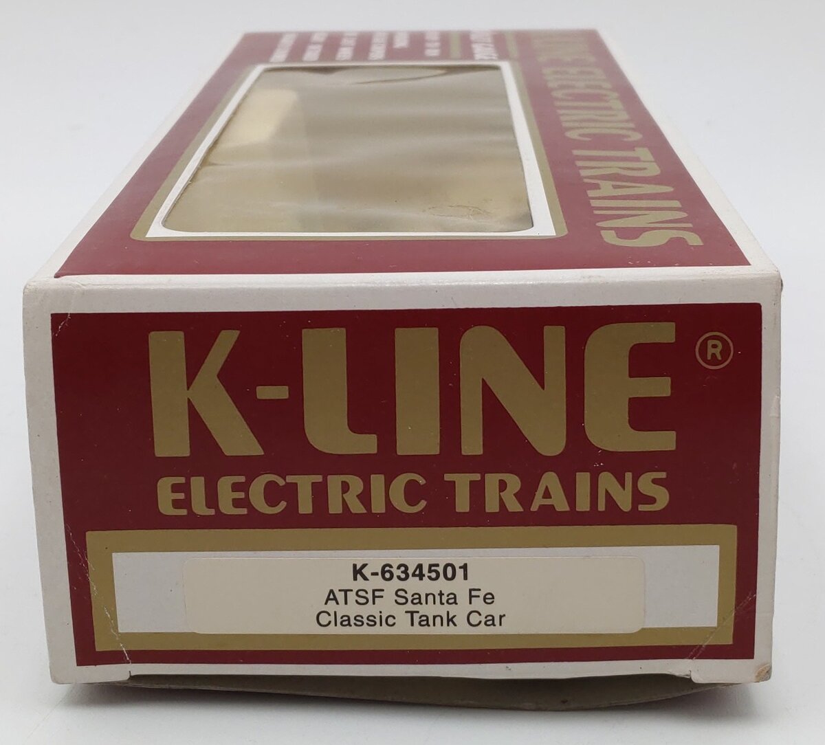 K-Line K-634501 O Gauge Santa Fe Black Single Dome Tank Car EX/Box