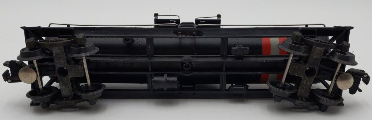 K-Line K-634501 O Gauge Santa Fe Black Single Dome Tank Car EX/Box