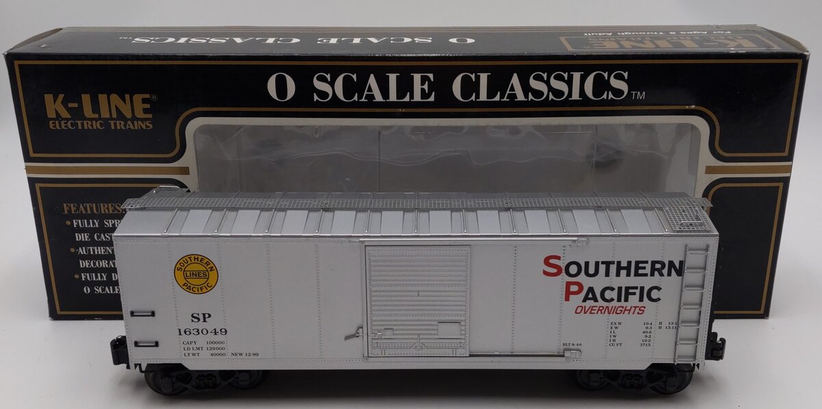 K-Line K761-2031 O Southern Pacific Classic Boxcar #163049 EX/Box