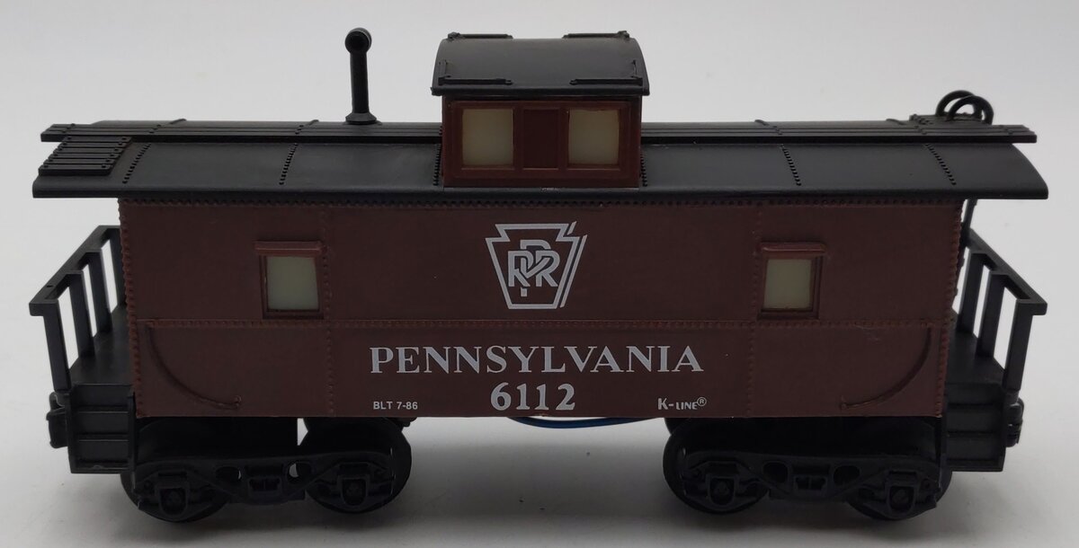 K-Line K6112 Pennsylvania Illuminated Caboose EX/Box