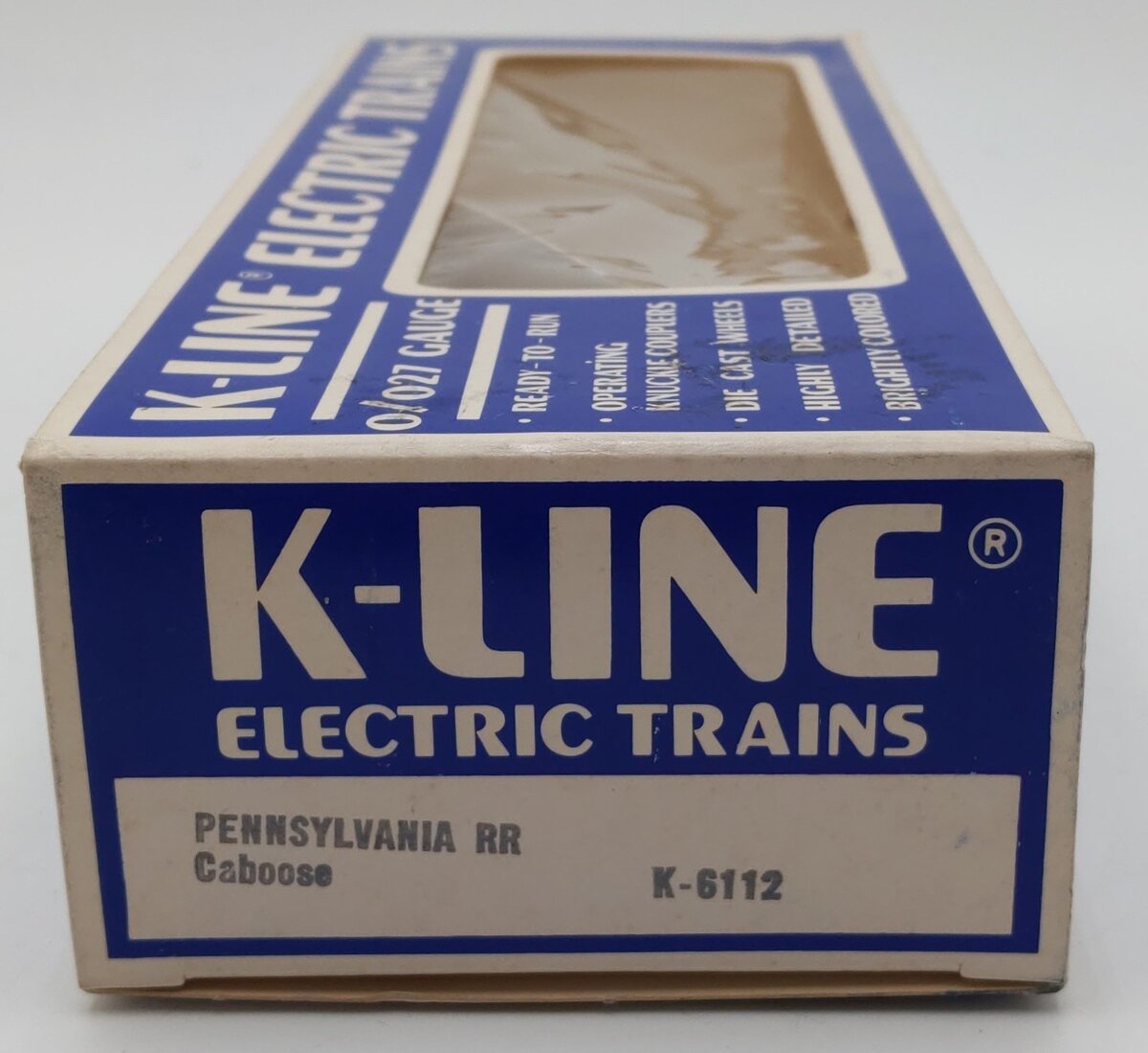 K-Line K6112 Pennsylvania Illuminated Caboose EX/Box