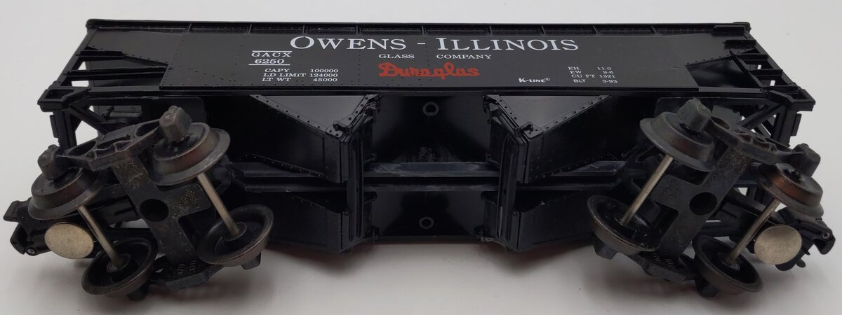 K-Line K6250 O Gauge Owens Illinois Classic Sand Hopper EX/Box