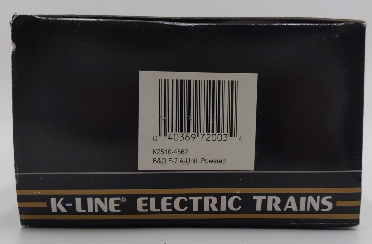 K-Line K2510-4562 O Baltimore & Ohio F7 Powered Diesel A-Unit #4562 LN/Box