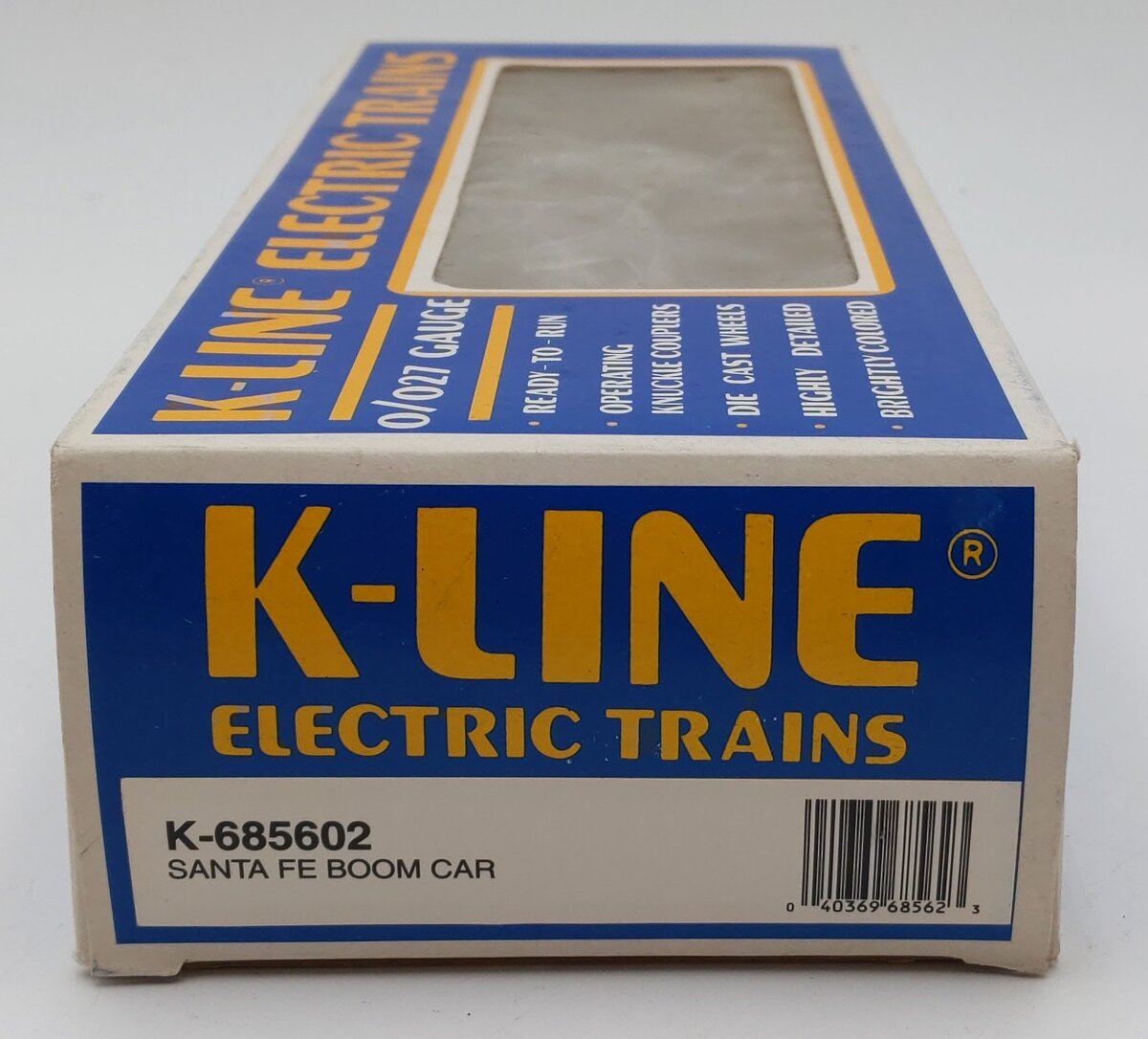 K-Line K-685602 O Gauge Santa Fe Boom Car Work Caboose EX/Box