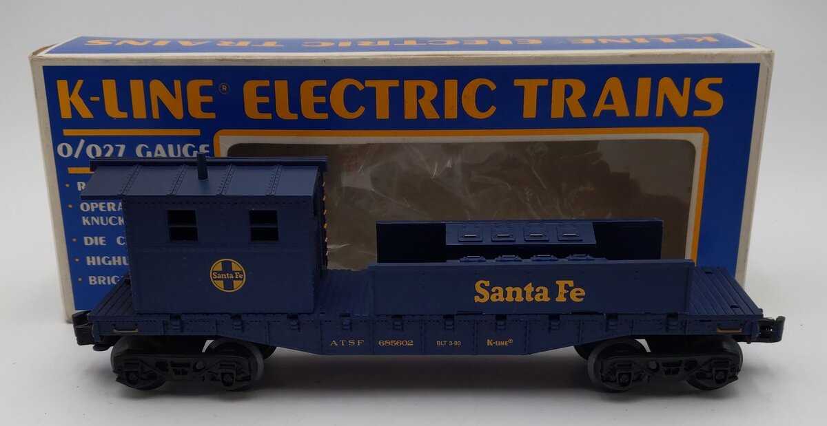 K-Line K-685602 O Gauge Santa Fe Boom Car Work Caboose EX/Box