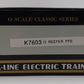 K-Line K7603 O Gauge Pacific Fruit Express Refrigerator Car #7603 EX/Box