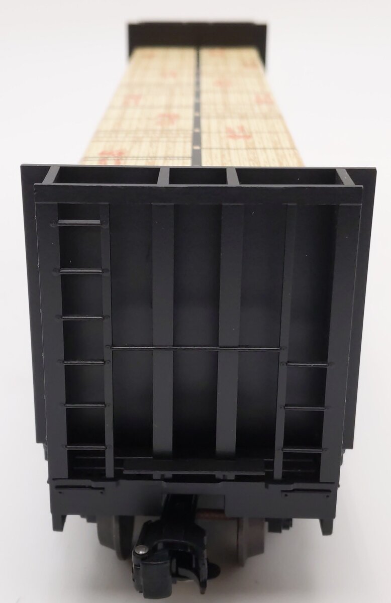 Weaver 324 O Gauge Central New Jersey Bulkhead Flatcar w/Paper Load EX/Box