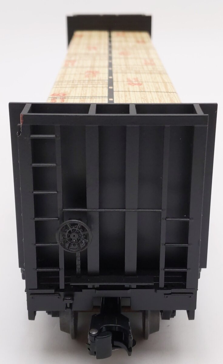 Weaver 324 O Gauge Central New Jersey Bulkhead Flatcar w/Paper Load EX/Box