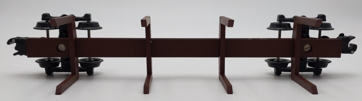 K-Line K663-8018 O Gauge Diecast Skeleon Log Car w/Logs & Stakes #54 LN/Box