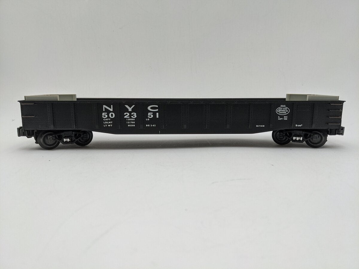 K-Line K652-1751 O Gauge New York Central Gondola #502351 EX
