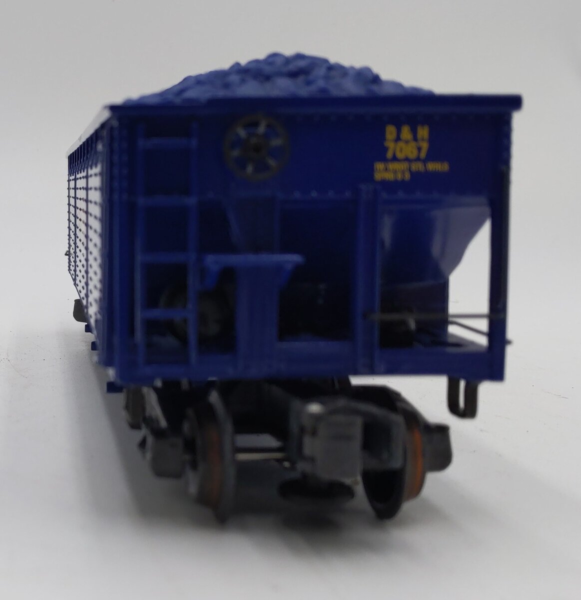 K-Line K623-1453 O Gauge Delaware & Hudson Diecast 4-Bay Hopper #7067 LN/Box