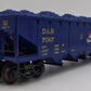 K-Line K623-1453 O Gauge Delaware & Hudson Diecast 4-Bay Hopper #7067 LN/Box