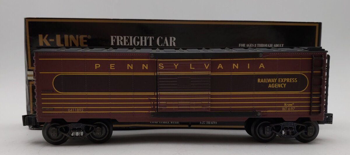 K-Line K641-1892 O Gauge Pennsylvania Railroad Express Boxcar LN/Box
