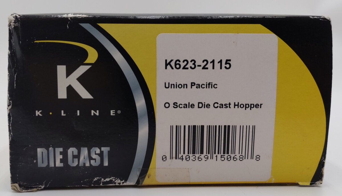 K-Line K623-2115 O Gauge Union Pacific Diecast 4-Bay Hopper #903288 LN/Box