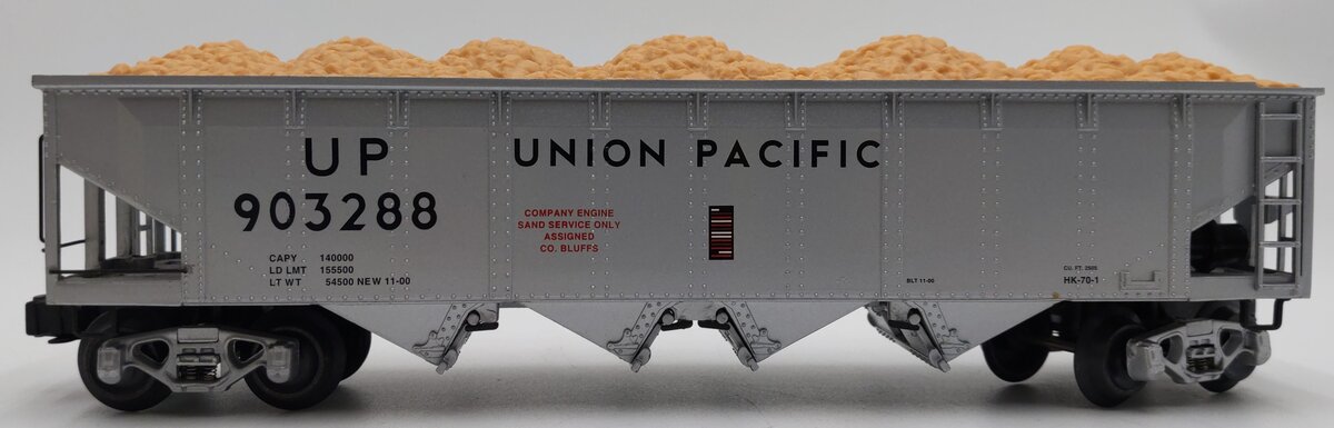 K-Line K623-2115 O Gauge Union Pacific Diecast 4-Bay Hopper #903288 LN/Box