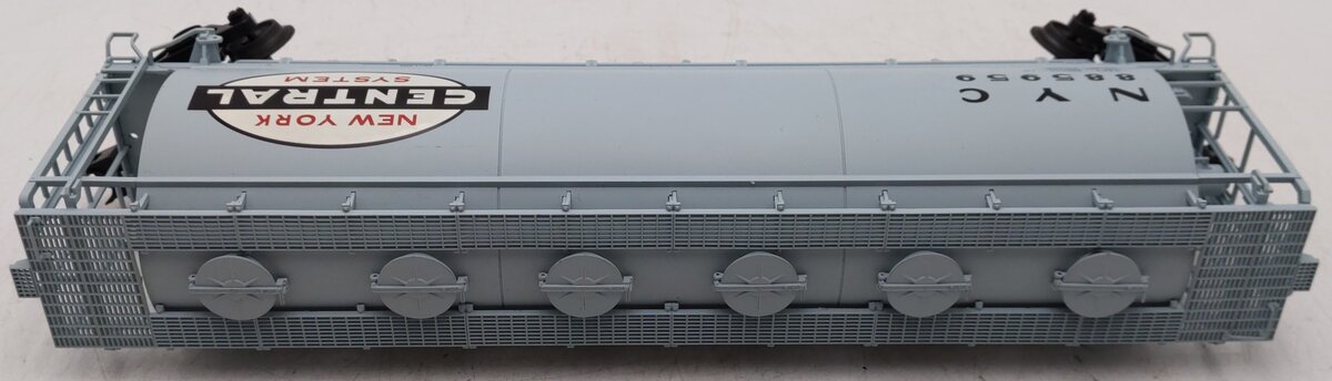 Atlas 6308-1 O New York Central 3-Bay Cylindrical Hopper #885959 (3 Rail) EX/Box