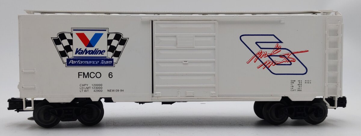 Weaver 06 O Gauge Valvoline Performance Team Boxcar EX/Box
