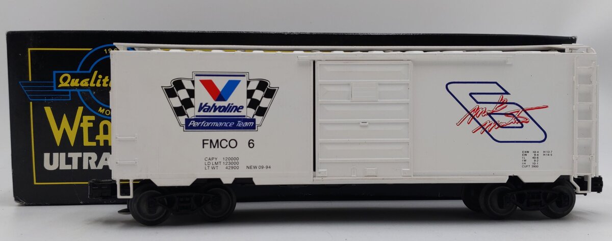 Weaver 06 O Gauge Valvoline Performance Team Boxcar EX/Box
