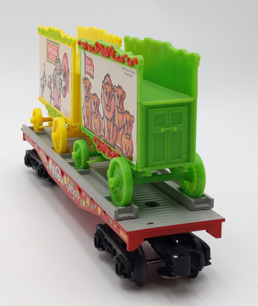 K-Line K666802 O Coca-Cola Circus Flatcar w/Trailers EX/Box