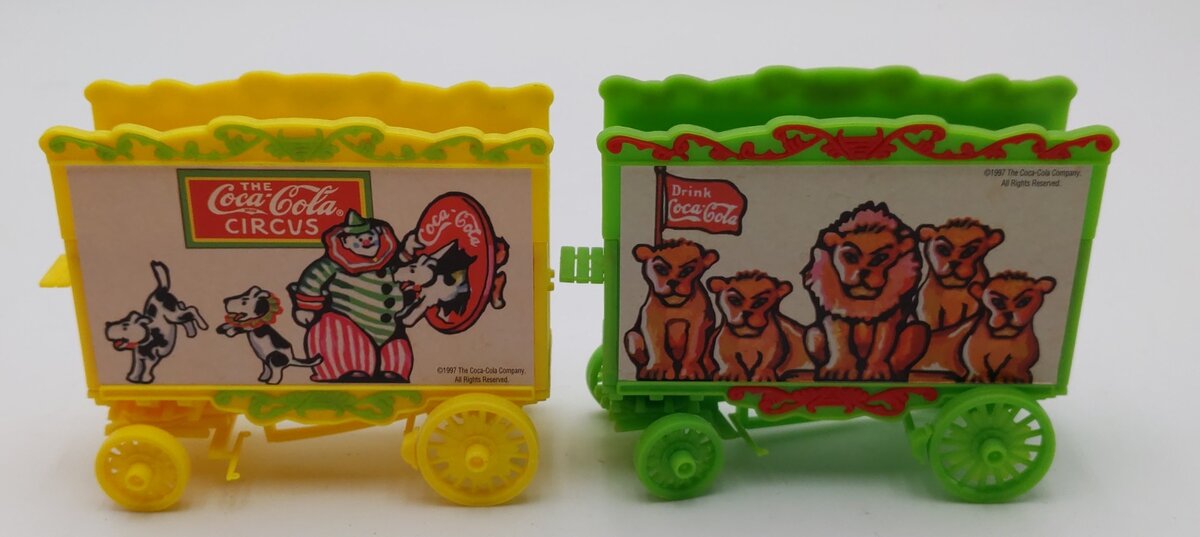 K-Line K666802 O Coca-Cola Circus Flatcar w/Trailers EX/Box
