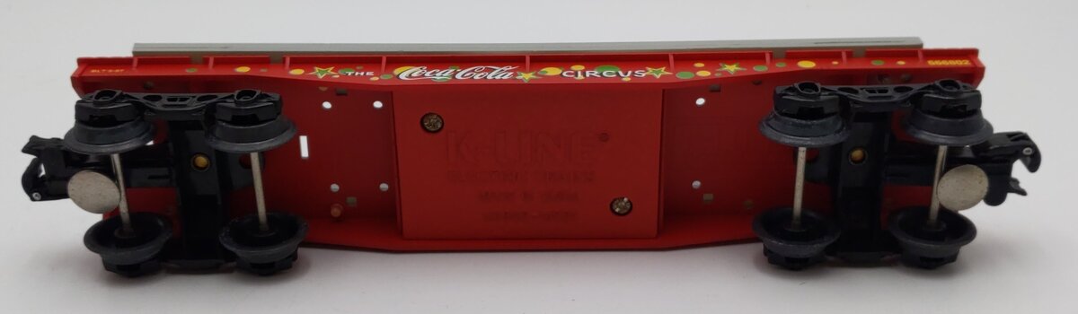 K-Line K666802 O Coca-Cola Circus Flatcar w/Trailers EX/Box