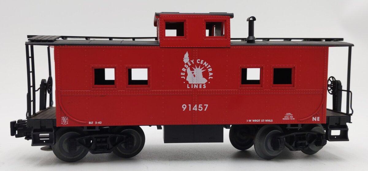 Weaver U2908 O Central New Jersey Caboose #91457 (3-Rail) EX/Box