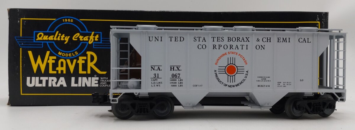 Weaver 31067 O Gauge USB&CC 2 Bay Hopper #31067 LN/Box