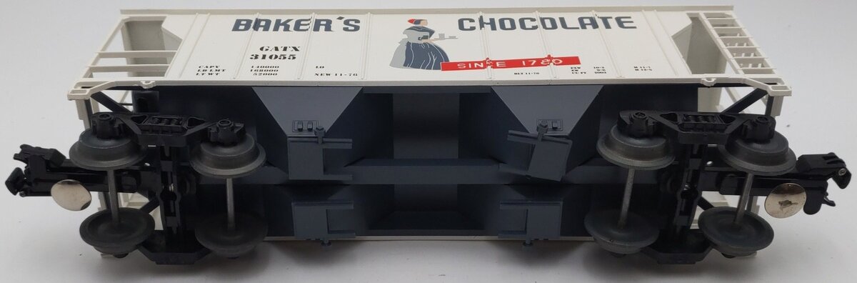 Weaver 31055 O GATX Baker's Chocolate PS-2 Covered Hopper - 3 Rail EX/Box