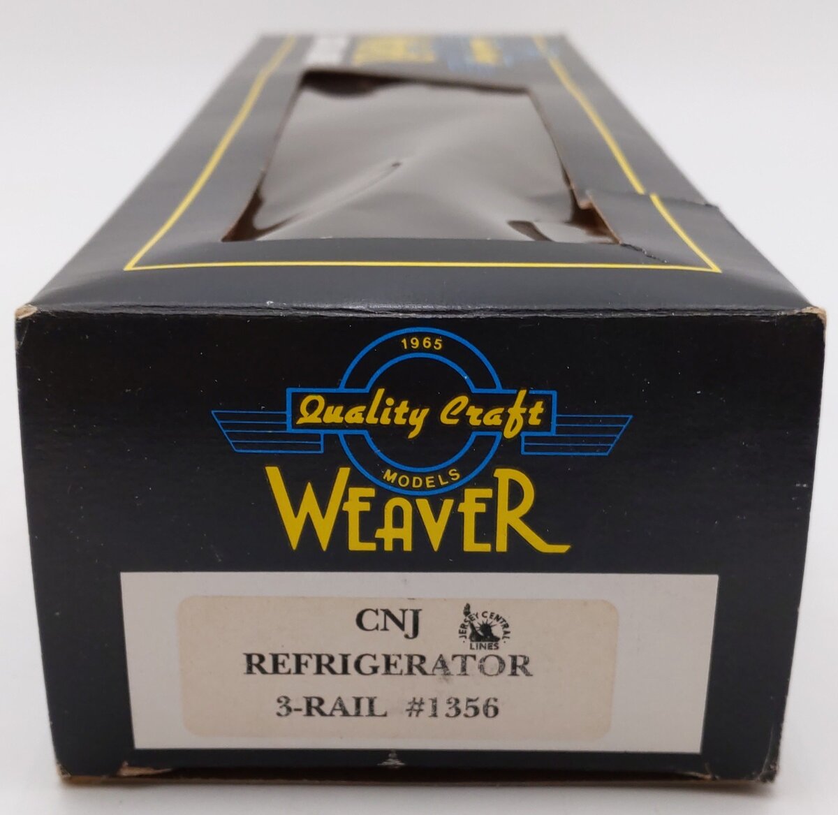 Weaver 1356 O Gauge Central New Jersey Refrigerator Car (3-Rail) EX/Box