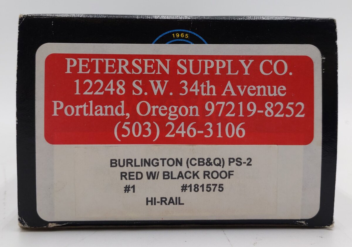 Weaver 181575 Burlington CB&Q Ps-2 Covered Hopper (3-Rail) EX/Box