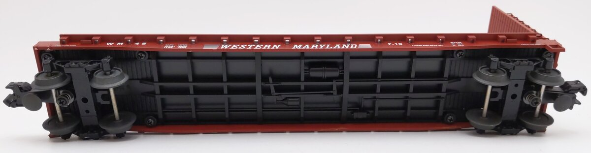 MTH 20-98372 O Gauge Western Maryland Flat Car - No Load/Box