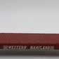 MTH 20-98372 O Gauge Western Maryland Flat Car - No Load/Box
