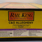 MTH 30-1116-1 O Gauge C&O 2-6-6-6 H-8 Steam Locomotive & Tender #1604 w/PS1 EX/Box