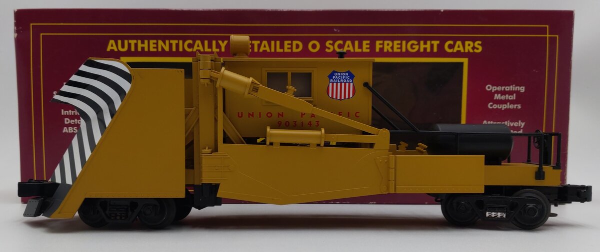 MTH 20-98205 O Gauge Union Pacific Jordan Spreader Snowplow #903143 EX/Box