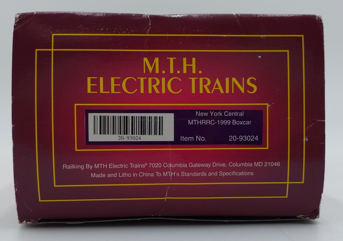MTH 20-93024 O Gauge New York Central MTHRRC-1999 Box Car #4517 LN/Box