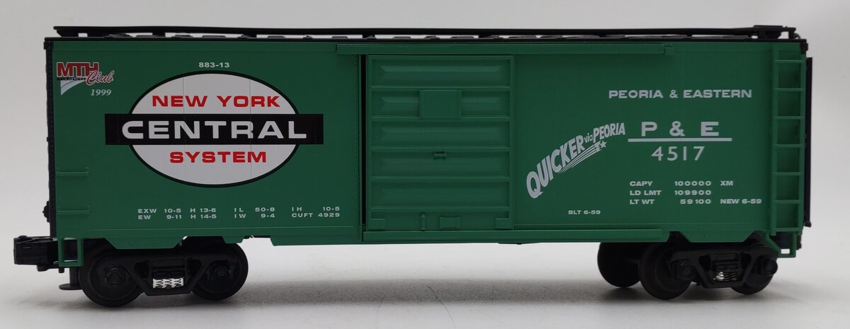 MTH 20-93024 O Gauge New York Central MTHRRC-1999 Box Car #4517 LN/Box