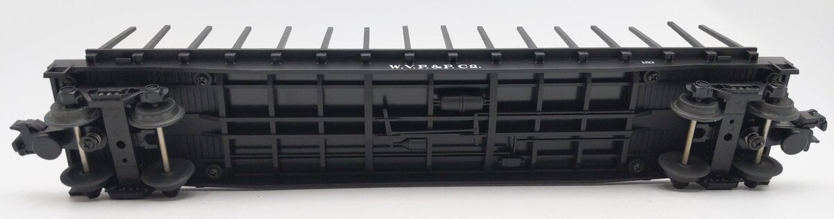MTH 20-98103A O Gauge West Virginia Pulp and Paper Log Car w/Logs #153 EX/Box
