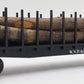 MTH 20-98103A O Gauge West Virginia Pulp and Paper Log Car w/Logs #153 EX/Box