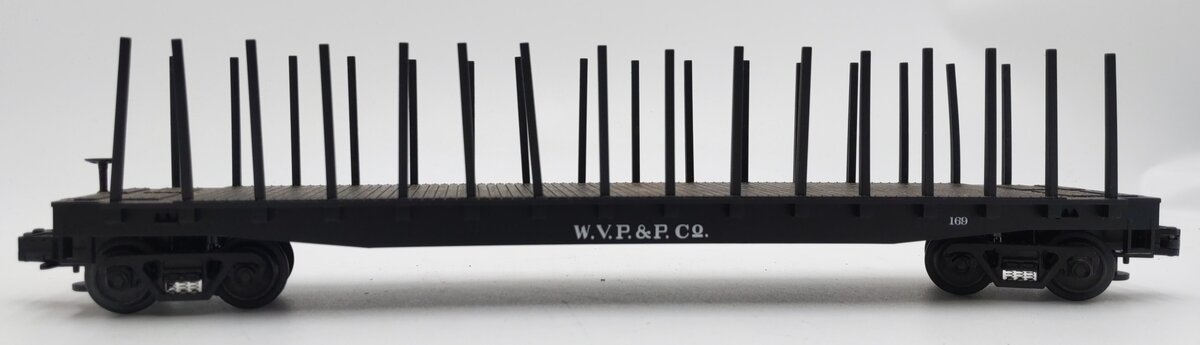 MTH 20-98103C O Gauge West Virginia Pulp and Paper Log Car w/Logs #169 EX/Box