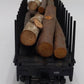 MTH 20-98103C O Gauge West Virginia Pulp and Paper Log Car w/Logs #169 EX/Box